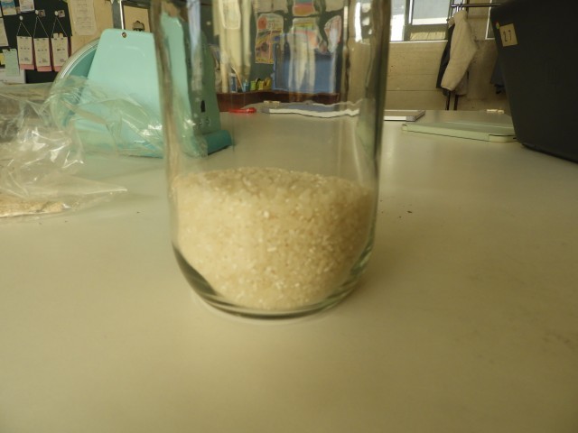 精米した後の白米